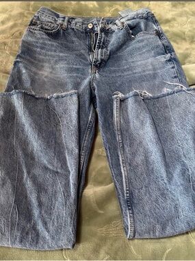 Zara baggy wide leg jeans